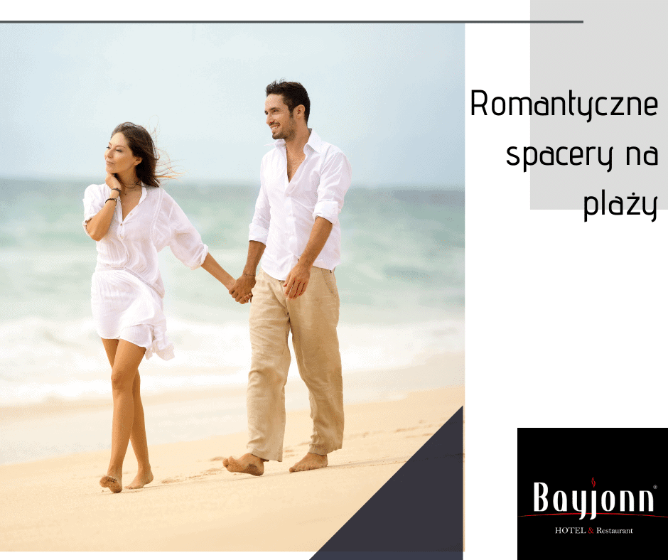 Romantyczny spacer po plaży w Sopocie